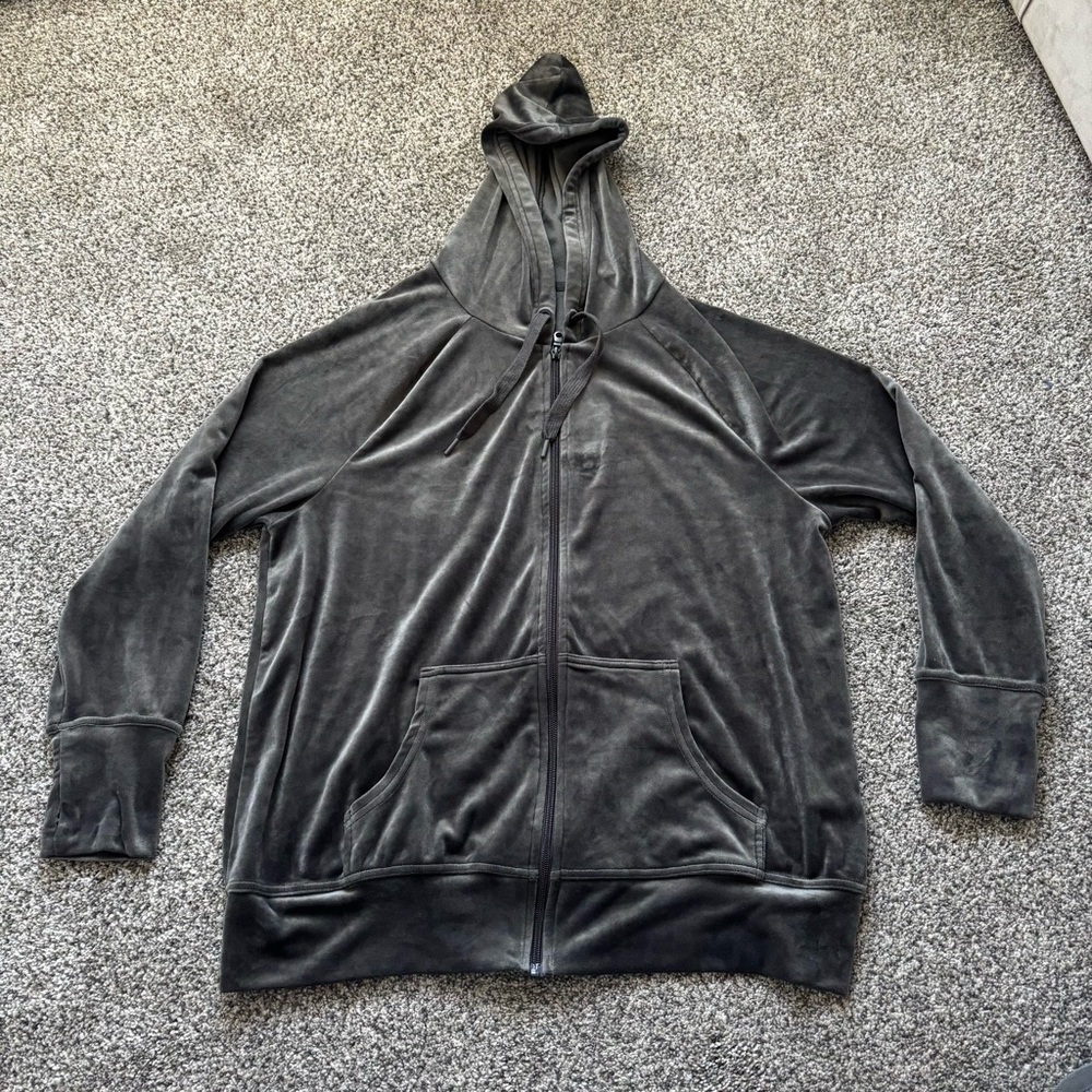 Aerie Velvet Zip Up